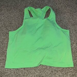 Lululemon Athletica Neon Green Tank Top